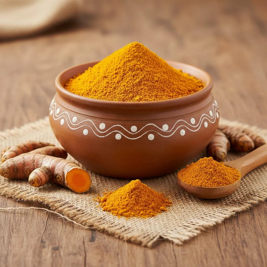 Organic turmeric powder